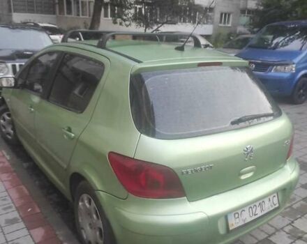 Зеленый Пежо 307, объемом двигателя 1.6 л и пробегом 330 тыс. км за 4200 $, фото 1 на Automoto.ua