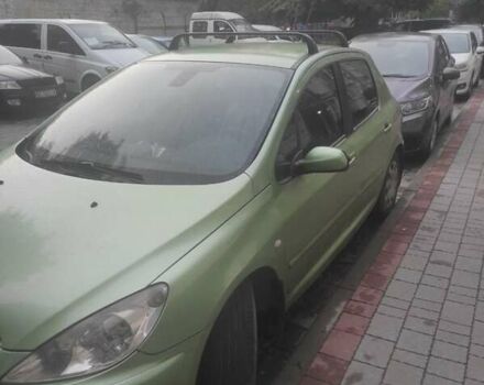 Зеленый Пежо 307, объемом двигателя 1.6 л и пробегом 330 тыс. км за 4200 $, фото 3 на Automoto.ua