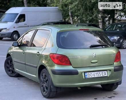 Зеленый Пежо 307, объемом двигателя 1.59 л и пробегом 250 тыс. км за 3499 $, фото 13 на Automoto.ua
