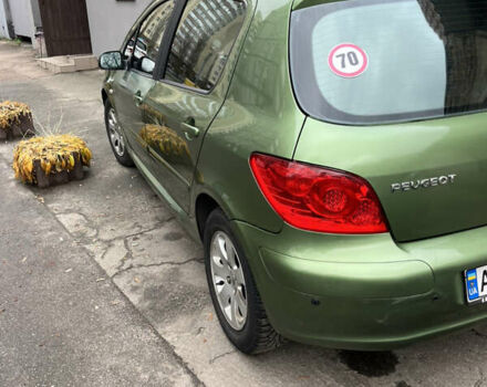 Зеленый Пежо 307, объемом двигателя 1.59 л и пробегом 198 тыс. км за 4500 $, фото 3 на Automoto.ua