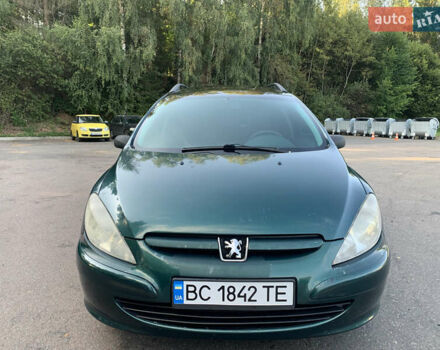 Зелений Пежо 307, об'ємом двигуна 2 л та пробігом 400 тис. км за 1999 $, фото 1 на Automoto.ua