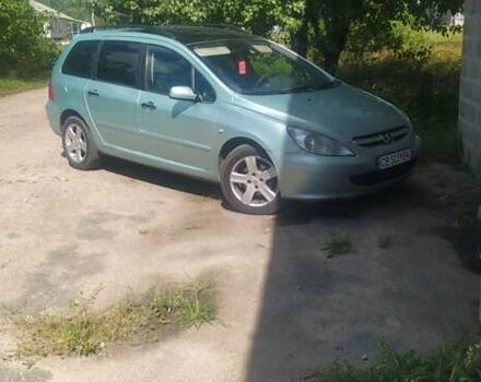 Зелений Пежо 307, об'ємом двигуна 2 л та пробігом 258 тис. км за 3750 $, фото 4 на Automoto.ua
