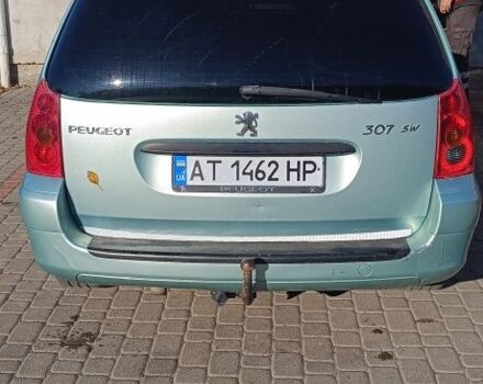 Зелений Пежо 307, об'ємом двигуна 2 л та пробігом 310 тис. км за 3700 $, фото 3 на Automoto.ua