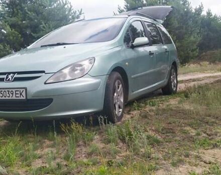 Зелений Пежо 307, об'ємом двигуна 2 л та пробігом 258 тис. км за 3750 $, фото 6 на Automoto.ua