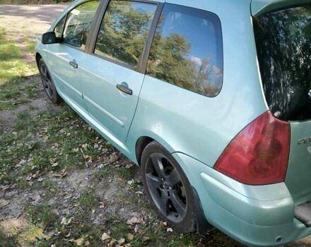 Зеленый Пежо 307, объемом двигателя 1.6 л и пробегом 275 тыс. км за 3500 $, фото 5 на Automoto.ua