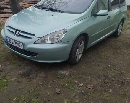 Зелений Пежо 307, об'ємом двигуна 2 л та пробігом 258 тис. км за 3750 $, фото 9 на Automoto.ua