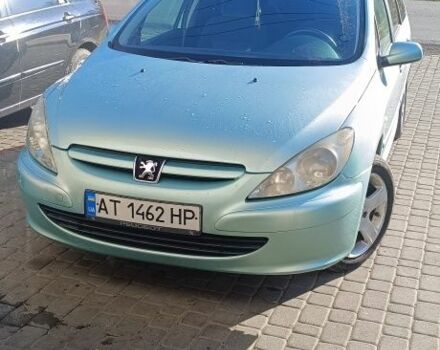 Зелений Пежо 307, об'ємом двигуна 2 л та пробігом 310 тис. км за 3700 $, фото 1 на Automoto.ua