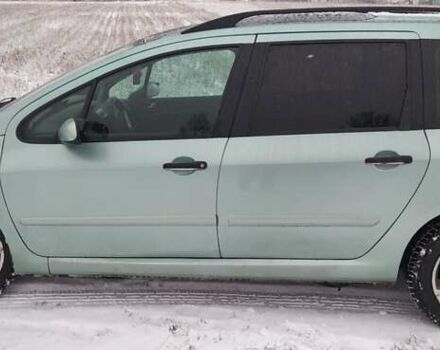 Зелений Пежо 307, об'ємом двигуна 2 л та пробігом 258 тис. км за 3750 $, фото 17 на Automoto.ua
