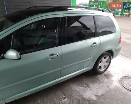 Зелений Пежо 307, об'ємом двигуна 2 л та пробігом 353 тис. км за 3700 $, фото 6 на Automoto.ua