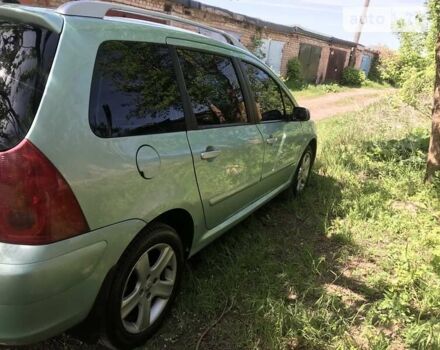 Зелений Пежо 307, об'ємом двигуна 2 л та пробігом 307 тис. км за 4000 $, фото 3 на Automoto.ua