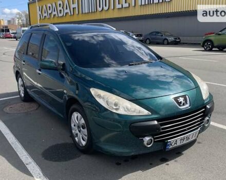 Зелений Пежо 307, об'ємом двигуна 2 л та пробігом 285 тис. км за 5400 $, фото 2 на Automoto.ua