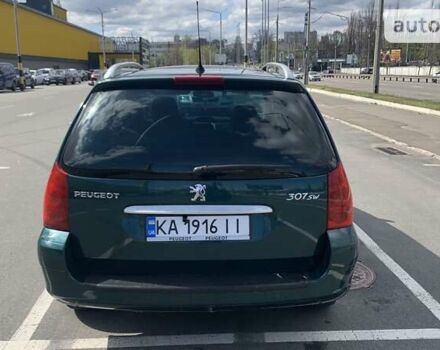 Зелений Пежо 307, об'ємом двигуна 0 л та пробігом 285 тис. км за 5500 $, фото 5 на Automoto.ua