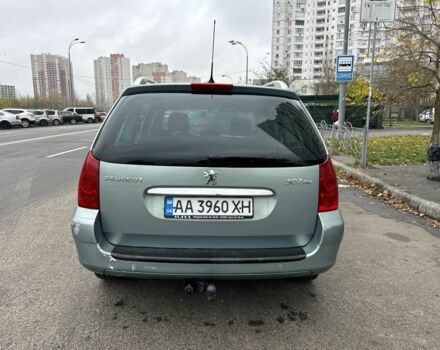 Зелений Пежо 307, об'ємом двигуна 2 л та пробігом 263 тис. км за 3300 $, фото 3 на Automoto.ua