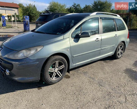 Зелений Пежо 307, об'ємом двигуна 1.6 л та пробігом 226 тис. км за 4300 $, фото 1 на Automoto.ua