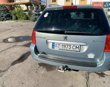 Зелений Пежо 307, об'ємом двигуна 1.6 л та пробігом 226 тис. км за 4300 $, фото 2 на Automoto.ua