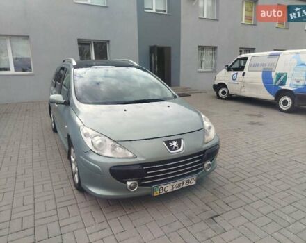 Зелений Пежо 307, об'ємом двигуна 2 л та пробігом 350 тис. км за 3500 $, фото 1 на Automoto.ua