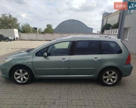 Зелений Пежо 307, об'ємом двигуна 2 л та пробігом 350 тис. км за 3500 $, фото 4 на Automoto.ua