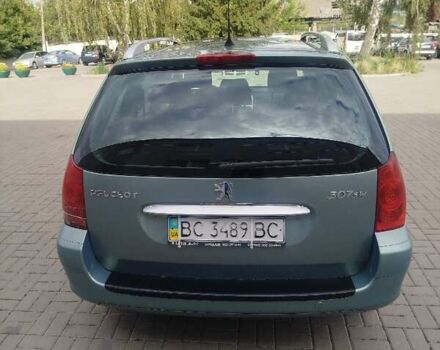 Зелений Пежо 307, об'ємом двигуна 2 л та пробігом 350 тис. км за 3500 $, фото 7 на Automoto.ua