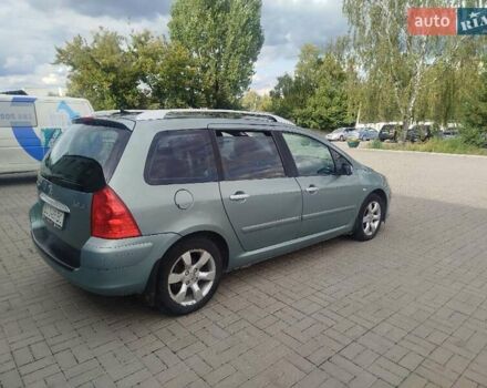Зелений Пежо 307, об'ємом двигуна 2 л та пробігом 350 тис. км за 3500 $, фото 8 на Automoto.ua