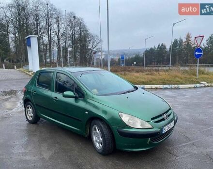 Зеленый Пежо 307, объемом двигателя 2 л и пробегом 424 тыс. км за 3000 $, фото 1 на Automoto.ua