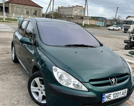 Зеленый Пежо 307, объемом двигателя 2 л и пробегом 200 тыс. км за 4000 $, фото 1 на Automoto.ua