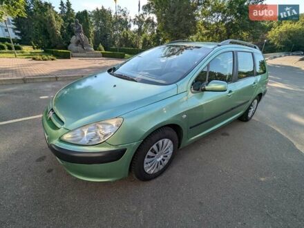 Пежо 307 2002 в Корсунь-Шевченковском на Automoto.ua Зеленый Пежо 307, объемом двигателя 1.59 л и пробегом 168 тыс. км за 3300 $, фото 1 на Automoto.ua