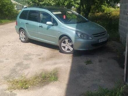 Зелений Пежо 307, об'ємом двигуна 2 л та пробігом 400 тис. км за 3699 $, фото 1 на Automoto.ua