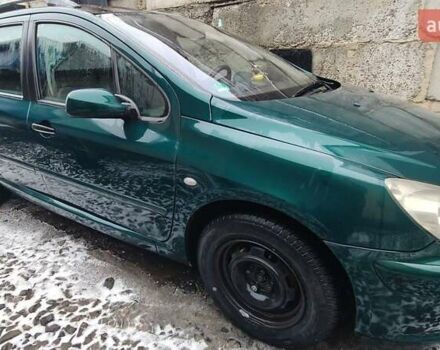 Зеленый Пежо 307, объемом двигателя 1.6 л и пробегом 400 тыс. км за 4000 $, фото 1 на Automoto.ua