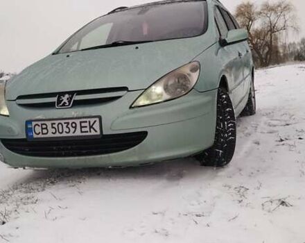 Зелений Пежо 307, об'ємом двигуна 2 л та пробігом 258 тис. км за 3750 $, фото 1 на Automoto.ua