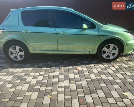 Зелений Пежо 307, об'ємом двигуна 2 л та пробігом 224 тис. км за 3400 $, фото 1 на Automoto.ua