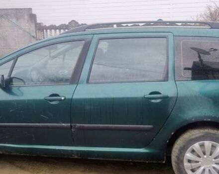 Зеленый Пежо 307, объемом двигателя 1.59 л и пробегом 349 тыс. км за 2400 $, фото 1 на Automoto.ua