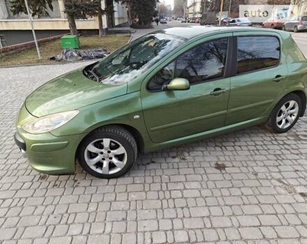 Зелений Пежо 307, об'ємом двигуна 2 л та пробігом 188 тис. км за 4500 $, фото 1 на Automoto.ua