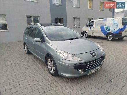 Зелений Пежо 307, об'ємом двигуна 2 л та пробігом 350 тис. км за 3500 $, фото 1 на Automoto.ua