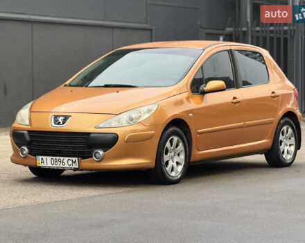 Оранжевый Пежо 307, объемом двигателя 2 л и пробегом 206 тыс. км за 3990 $, фото 1 на Automoto.ua