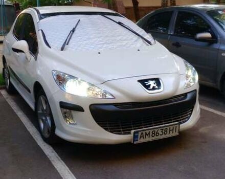 Білий Пежо 308, об'ємом двигуна 1.6 л та пробігом 156 тис. км за 6660 $, фото 1 на Automoto.ua