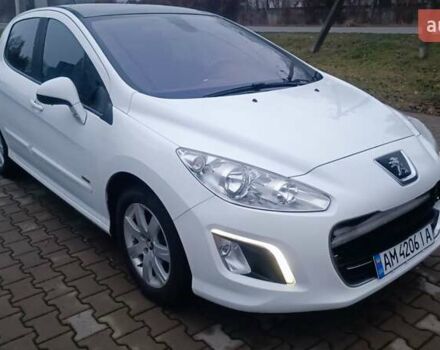 Белый Пежо 308, объемом двигателя 1.6 л и пробегом 161 тыс. км за 6500 $, фото 12 на Automoto.ua