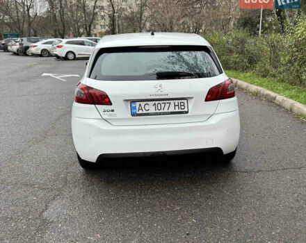Белый Пежо 308, объемом двигателя 1.5 л и пробегом 227 тыс. км за 12300 $, фото 8 на Automoto.ua