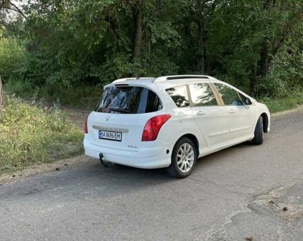 Белый Пежо 308, объемом двигателя 1.6 л и пробегом 202 тыс. км за 5700 $, фото 7 на Automoto.ua