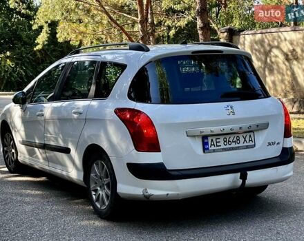Білий Пежо 308, об'ємом двигуна 1.6 л та пробігом 220 тис. км за 4800 $, фото 3 на Automoto.ua