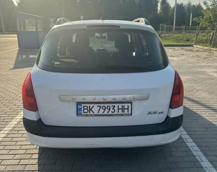 Білий Пежо 308, об'ємом двигуна 1.6 л та пробігом 230 тис. км за 4800 $, фото 3 на Automoto.ua
