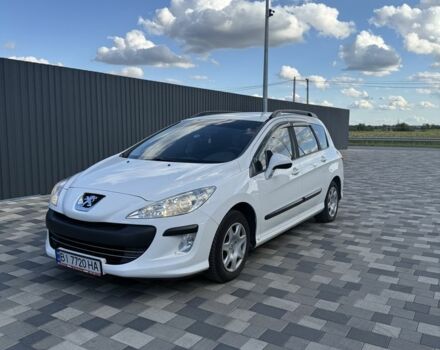 Белый Пежо 308, объемом двигателя 1.6 л и пробегом 177 тыс. км за 5800 $, фото 1 на Automoto.ua