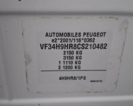 Білий Пежо 308, об'ємом двигуна 1.6 л та пробігом 246 тис. км за 6800 $, фото 30 на Automoto.ua