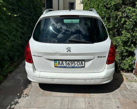 Білий Пежо 308, об'ємом двигуна 1.6 л та пробігом 295 тис. км за 6500 $, фото 1 на Automoto.ua