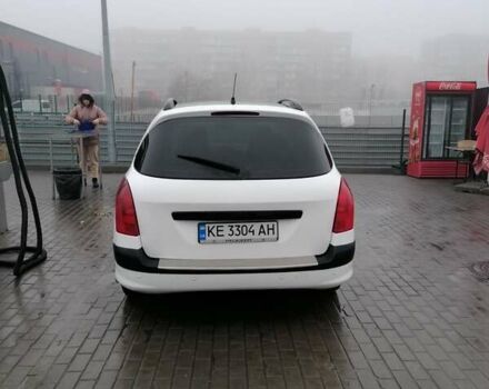 Белый Пежо 308, объемом двигателя 1.56 л и пробегом 217 тыс. км за 6000 $, фото 4 на Automoto.ua