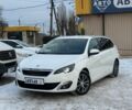 Білий Пежо 308, об'ємом двигуна 1.2 л та пробігом 164 тис. км за 8550 $, фото 1 на Automoto.ua