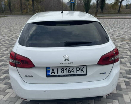 Белый Пежо 308, объемом двигателя 1.56 л и пробегом 286 тыс. км за 7499 $, фото 4 на Automoto.ua