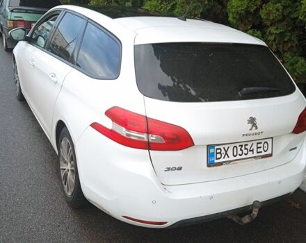 Белый Пежо 308, объемом двигателя 1.6 л и пробегом 245 тыс. км за 9000 $, фото 1 на Automoto.ua