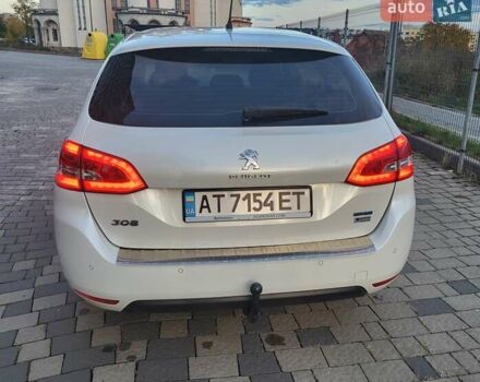 Белый Пежо 308, объемом двигателя 1.56 л и пробегом 266 тыс. км за 9100 $, фото 12 на Automoto.ua