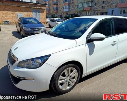 Белый Пежо 308, объемом двигателя 1.6 л и пробегом 278 тыс. км за 8900 $, фото 1 на Automoto.ua