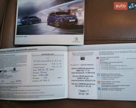 Белый Пежо 308, объемом двигателя 1.56 л и пробегом 266 тыс. км за 9100 $, фото 26 на Automoto.ua